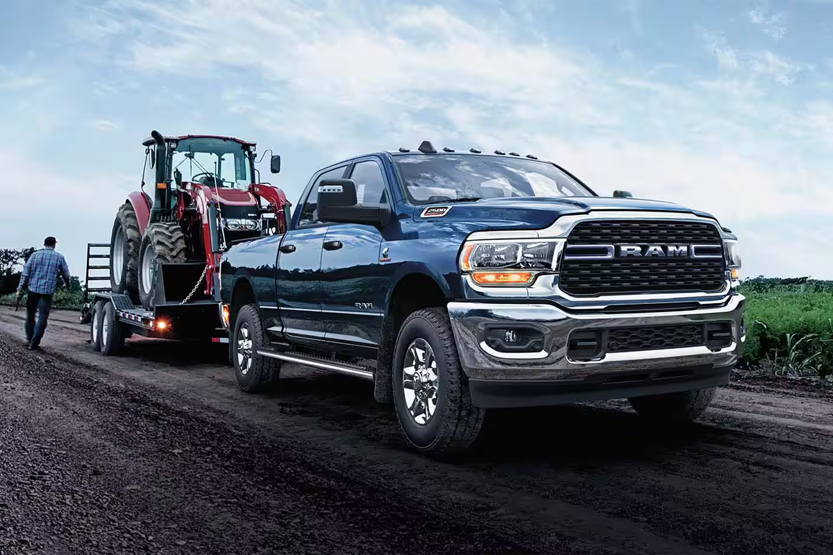 THE TOWING CAPABILITIES OF EACH ENGINE OPTION.