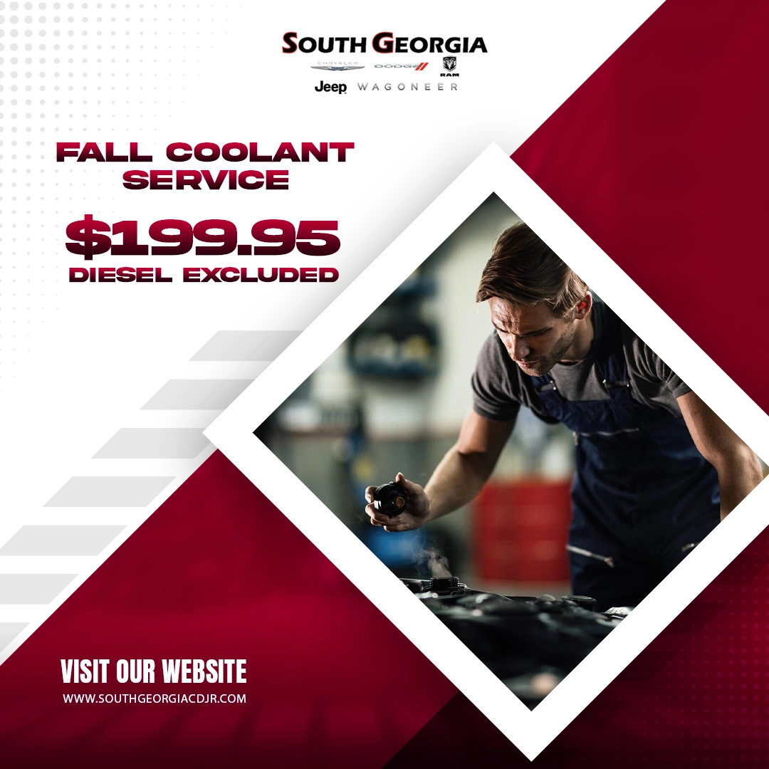 Fall coolant service  $199.95   diesels excluded